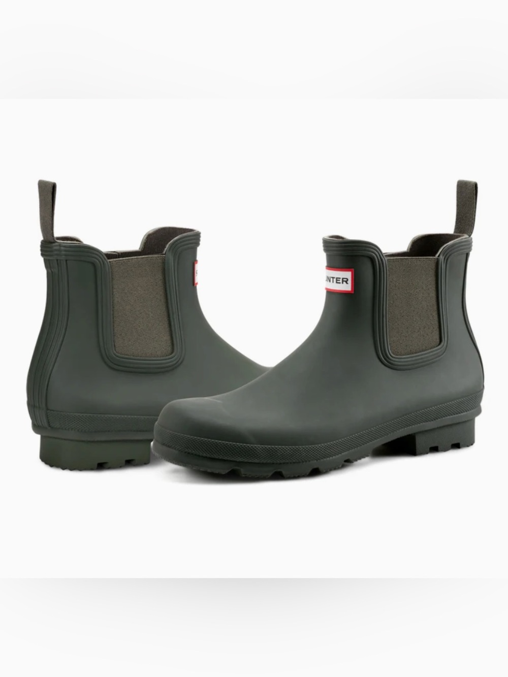 Hunter Women's Original Chelsea Boots in Hunter Green, Size 8